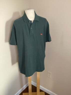 Rodd & Gunn Gunn Polo Sports Fit Short Sleeve Shirt XL Green